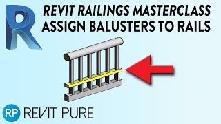 Revit Railings Masterclass  Assign Balusters to Rails [upl. by Lehmann573]