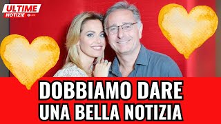 PAOLO BONOLIS E SONIA BRUGANELLI la bellissima notizia della coppia [upl. by Sessylu]