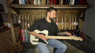 Электрогитара DeMarco DMSETL300 Telecaster White  SKIFMUSIC [upl. by Alina]