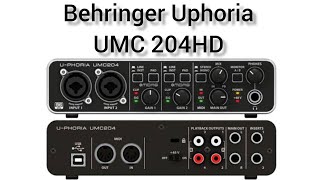 Behringer Uphoria UMC 204HD  Behringer UMC 204HD  Behringer Review [upl. by Ramses]