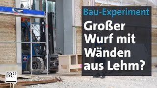 Verfügbar vor der Haustür Lehm als Grundlage für GroßbauWände  Abendschau  BR24 [upl. by Juanne101]