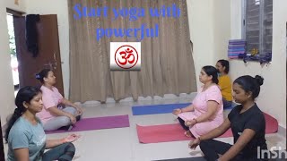 Yoga for stress free life mentalhealth yogaforwieghtloss trendingvideo utubevideo viralvideo [upl. by Honeyman979]