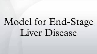 Model for EndStage Liver Disease [upl. by Oicirbaf695]