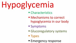 Hypoglycemia  What is hypoglycemia  What are the Symptoms  Types and Management of hypoglycemia [upl. by Naig]