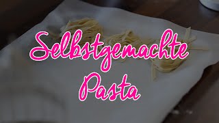 Selbstgemachte Pasta  Bandnudeln mit der KitchenAid [upl. by Naryb]