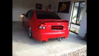 Holden Commodore SSV8 Extractors Full Exhaust Roaring SUPERCAR SOUND [upl. by Sharlene902]