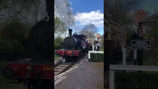 Steam Locomotive on the Branch Line at Didcot Railway Centre [upl. by Akinajnat]