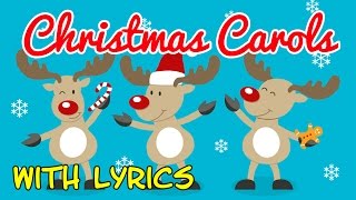 Christmas Carols with Lyrics for Children 🎅 Christmas Songs for Kids 🎄 Xmas Music Playlist Mix [upl. by Dreeda]