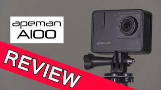 Apeman A100 Action Camera Review [upl. by Apul]