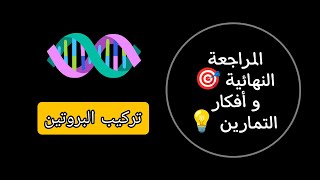 المراجعة النهائية لتركيب البروتين  أفكار التمارين 🎯  شعبة علوم تجريبية و شعبة رياضيات أيضا [upl. by Enyawd52]