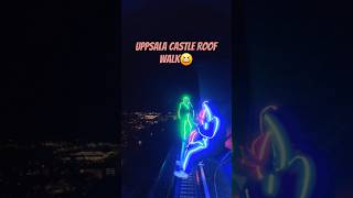 That was fun😁 uppsala roofwalk alltljus lightsfestival [upl. by Llyrad]