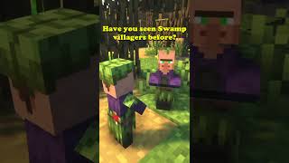 Are There Minecraft Swamp Villagers [upl. by Yemrots655]