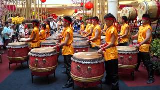 Chinese New Year Drum Performance 2013 ChineseNewYear Holiday DRum Performance Culture [upl. by Yhtomiht]