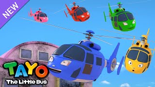 Learn Colors with Air the helicopter  Tayo Color Song  Helicopter Song  Tayo the Little Bus [upl. by Ahseenak]