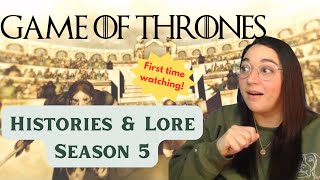 First Time Watching Game of Thrones Histories amp Lore Season 5 [upl. by Aneleve515]