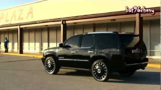 ALL BLACK Cadillac Escalade on 26quot DUB Opera Floaters  1080p HD [upl. by Loring]