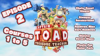 Captain Toad Treasure Tracker Episode 2  Courses 1 to 5  No Commentary [upl. by Partridge802]