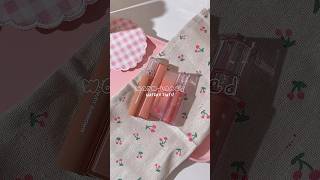 Warmtoned watery tint recommendations 🍅 kbeauty  korean makeup  korean liptints [upl. by Ttsepmet]