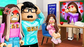 Our Daughters Teacher Has A CRUSH On My Boyfriend Roblox [upl. by Ailaht]