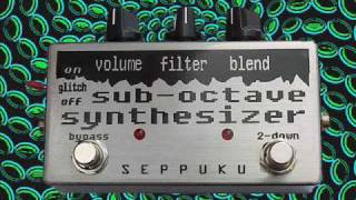 seppuku SUB OCTAVE SYNTHESIZER [upl. by Ijies]