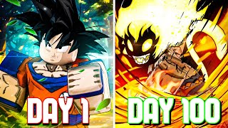 I SURVIVED 100 Days as SAVIOR GOKU in Dragon Soul  Roblox [upl. by Dennard314]