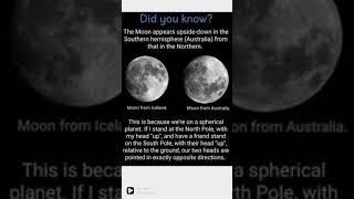 Upside down moon moon space northpole [upl. by Oicelem845]