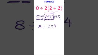 8 ÷ 222  PEMDAS  BASIC Algebra [upl. by Carlynne741]