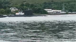 submarine in helensburgh summer 2022 [upl. by Retla582]