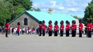 Changing of the Guard Citadelle of Québec CityCan 2016 [upl. by Etta]