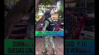 Tiene toda la razón el el militar lo dejo callado 👍👍😂🪖🇲🇽🫡badiraguato culiacan [upl. by Erdnaid]