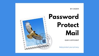 How to Password Protect Mail App on Mac Easily [upl. by Aihseit764]