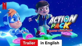 The Action Pack Saves Christmas  Trailer in English  Netflix [upl. by Ylera]