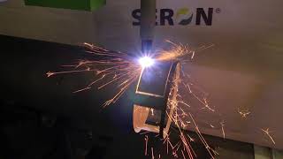 Wycinarka Plazmowa z Obrotnikiem do rur SERON  CNC Plasma Cutting Machine with rotary module [upl. by Daphna169]