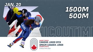 DAYJOUR 1  2024 Canadian Junior Short Track Open [upl. by Auhsot274]