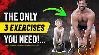 The ONLY 3 Exercises You Need 3 Best Moves to Build Strength amp Burn Fat  Coach MANdler [upl. by Ahsier542]