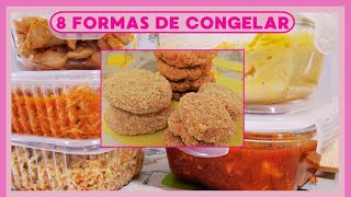 🍗8 FORMAS DIFERENTES DE CONGELAR PEITO DE FRANGO  Como congelar frango congelamento congelar [upl. by Anael135]