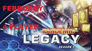 Pandemic Legacy Season 1 February Episode 1 [upl. by Laurens]