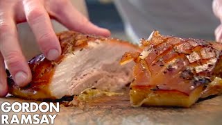 How To Make Slow Roasted Pork Belly  Gordon Ramsay [upl. by Broderick]