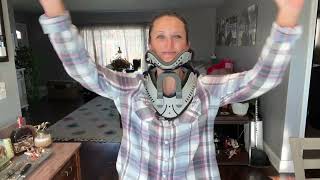 Cervical Collar by Orthomen  Adjustable Soft Neck Brace  Relieves Pain and Pressure in Spine [upl. by Wilterdink]