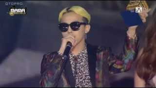 GDragon WIN Artist of the Year Award MAMA 2013 131122 [upl. by Sutelc]