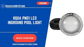 HQUA PN01 120Volt LED Inground Pool Light [upl. by Sylera]