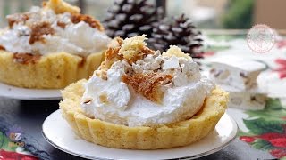 CROSTATINE DI PANDORO CON CREMA AL TORRONE [upl. by Katuscha675]