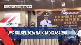 UMP Sulsel 2024 Naik Jadi 3434298 [upl. by Bomke612]