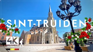 Walking in SintTruiden Historic City Center and Rose Garden Belgium 4K [upl. by Atinuhs756]