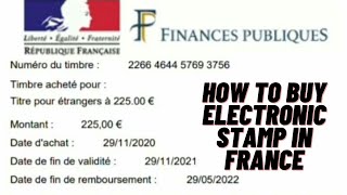 How to Buy Timbre Fiscal  For Titre De Séjour [upl. by Anselmi446]