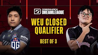 FIL OG vs Team Tickles BO3 DreamLeague Season 22 WEU Closed Qualifier [upl. by Swift]