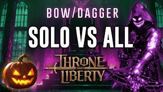 1 vs ALL  Throne and Liberty  BowDagger Smallscale PvP [upl. by Isbella693]