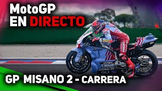 🔴 MOTOGP DIRECTO  GP de MISANO 2  CARRERA [upl. by Anujra]