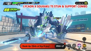 Lycaon x Soukaku T0 Stun amp Support Combo  Zenless Zone Zero Rank Up Satisfying Parry Gameplay [upl. by Pendergast]