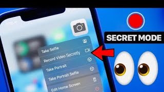 Secretly Record Video on iPhone [upl. by Junina]